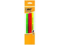 Набор карандашей простых 4шт Bic Fluo Evolution