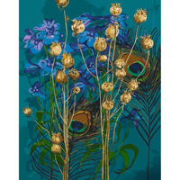 Картина по номерам Strateg R 9 /17 (GS1407)(59763) Buchet ciudat, 40x50 cm