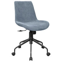 Fotoliu de birou Deco 2140W-F Blue Grey Velvet