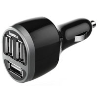 Încărcător pentru automobil Hama 173603 3x USB 5.2A Black