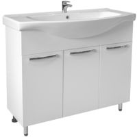 Шкаф под умывальник Mashtab 11347 Agat cu cos 100cm Alb