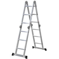 Лестница Cagsan HR012 трансформер, 4x3 ст, H=3.61m, макс.нагрузка150kg