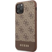Чехол для смартфона CG Mobile GLBR Guess 4G Stripe Cover for iPhone 11 Pro Max Brown (EU Blister)
