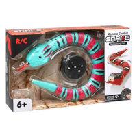 Радиоуправляемая игрушка New World 218B-6D Радиоуправляемая интерактивная змея, синяя, 844123