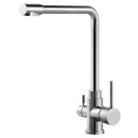 Смеситель кухонный Fabiano 20 FB нерж К бок фильтр