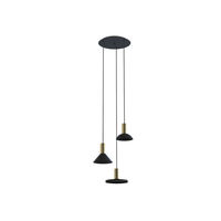 8030 Suspensie HERMANOS III black/solid brass