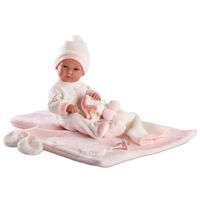 Кукла Llorens Bimba Pijama Rosa Con Cambiador 35 см 63536