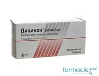 Дицинон, раствор для инъекций 250 мг/2 мг N50