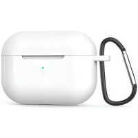 Чехол для наушников Helmet Airpods 3, silicone, White