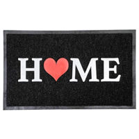Придверный коврик Luance 50394 45x75cm Home черный