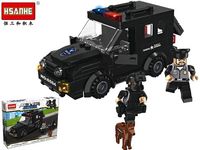 Constructor Hsanhe Jeep de politie 180det 28X19.5X4.5cm