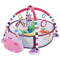 Игровой комплекс для детей Kikka Boo 31201010237 Covoras de joaca cu 30 bile Hippo