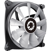PC Case Fan GAMEMAX GMX-12-CB, 120mm, 28.8dB, 58.8CFM, 1200RPM, Hydraulic bearing, ARGB, 3Pin