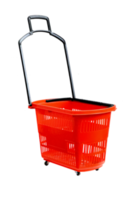 cumpără Coș din plastic cu roți (2 mânere din plastic) 30L, 600*340*375mm, orange în Chișinău