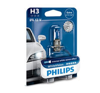 PHILIPS H3 XENON EFECT (4300K) +60% 12V 55W (1 BUCATĂ)
