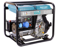 Generator diesel Konner&Sohnen KS 8102HDE (EURO II) 6,5 kW