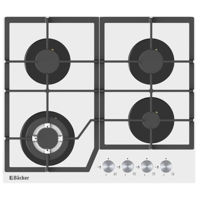Встраиваемая поверхность газовая Backer RIKI 6004 Turbo WH GL