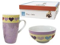 Set cana si bol Tognana Milk&Coffee, in cutie cadou