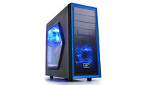 Case ATX Deepcool TESSERACT SW, w/o PSU, 2x120mm, Blue LED, Side Window, USB3.0, Black