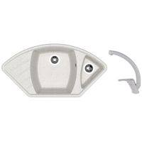 Мойка кухонная со смесителем Dr.Gans Gabi + SanDonna F 1069 gri