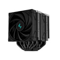 AC Deepcool "AK620 ZERO DARK" (≤28 dB, 500-1850RPM, 68.99 CFM, 2x120mm, 260W, 6/6mm, 1456g.)