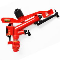 Aspersor sprinkler D. 1" FE reglabil plastic (30º-360º) 13-25 m, 2-5 bar, 5-10 m³/h (rosu) 3404 JUNIOR  ATIGLAN