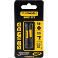 Set de tubulare, bite, duze Topmaster 338730 Burghie de impact, 50 mm, PH1, 2 buc.