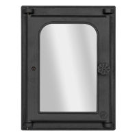 Аксессуар для камина ArtFlame Usa fonta p/u soba K 303, 310x410x70mm, Negru