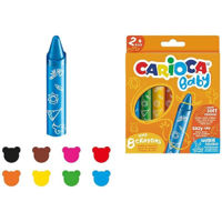Набор для творчества Promstore 53246 Set creioane din ceara Carioca Baby 8buc pentru copii 2+