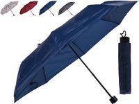 Зонт складной D96cm однотонный, 4 цвета