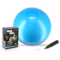 Мяч HMS 5633 Minge gimnastica d=75cm cu pompa Azure YB01 (17-42-166)