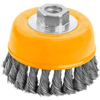 Набор головок, бит, насадок Tolsen Perie cupa din sarma rasucita 125mm M14 Industrial (77613)