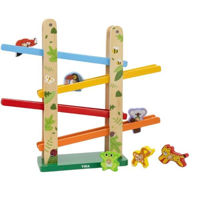 Игрушка Viga 44671 Pistă cu tobogan și animăluțe Jungla