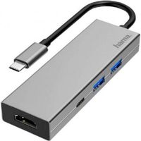 Переходник для IT Hama 200107 USB-C Multiport Adapter, 4 Ports, 2 x USB-A, USB-C, HDMI™
