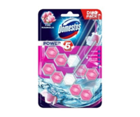 Odorezant toaletă Domestos Power 5 Pink Magnolia, 2 buc. x 55 gr.