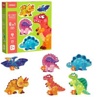 Головоломка Mideer MD3185 Primul puzzle Dinozauri drăguți