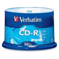 CD-R  50*Spindle, Verbatim, 700MB, 52x, Extra protection