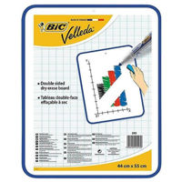 Офисная доска BIC 52811 Доска двухсторонняя Velleda 44x55 с синей рамкой