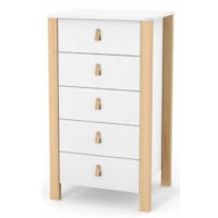 Комод-пеленатор Veres 34.1.351.2.15 600 Монако бело-буковый