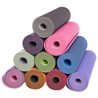 Saltea yoga dual 183х61х0.6 cm TPE YG-018-06 / FI-3046 (2285)