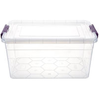 Короб для хранения Polite Kabi Joker 25L (Transparent/Purple)