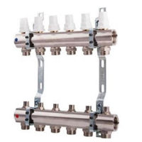 Set distribuitor MPN Colector distribuitor din inox, 1" cu 4 circ. Ø3/4"