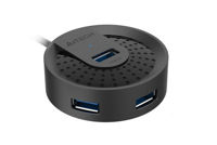 USB 3.0 Hub 4-port A4tech "HUB-30", Cable 100cm, Micro USB Power Input Port, USB