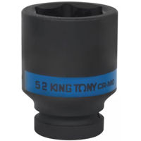 Набор головок, бит, насадок King Tony 843552M головка торцевая ударная глубокая 1" 52мм