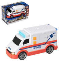 Машина HTI 1416564 Ambulanță Teamsterz, cu lumini și sunete