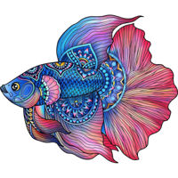 Головоломка Eureka E2D Rainbow Wooden Puzzle FIGHTING FISH