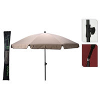 Зонт садовый ProGarden 53914 D200см с гибкой ножкой, 8 спиц, бежевый