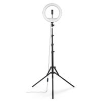 Кольцевая лампа Hama 4678 "SpotLight Steady 120 III" LED Ring Light, Ring Light Tripod for Mobile Phone, 12