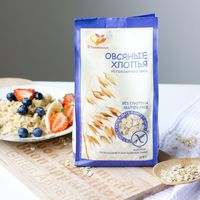 Овсяные хлопья без глютена, 375 г