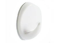 Carlig autoadeziv Spirella 3buc 2.4X3.5cm alb plastic